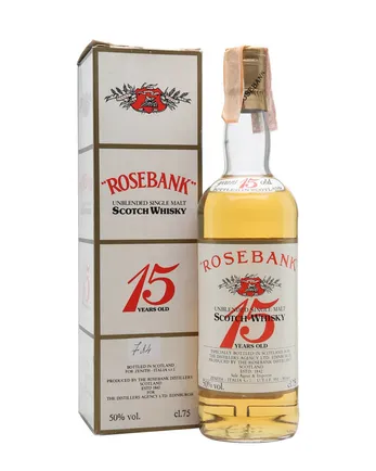 Rosebank 15 år gammal Bottled 1980s