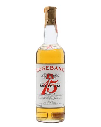 Rosebank 15 år gammal Bottled 1980s 75cl