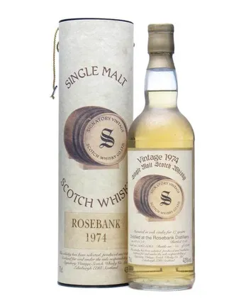 Rosebank 1974 17 år gammal Signatory