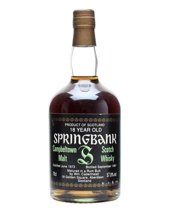 Springbank 1973 18 år gammal Rum Butt Cadenhead's 75cl