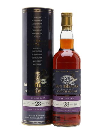 Springbank 1974 28 år gammal Dun Bheagan