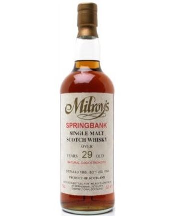 Springbank 1965 29 år gammal Dark Milroy's