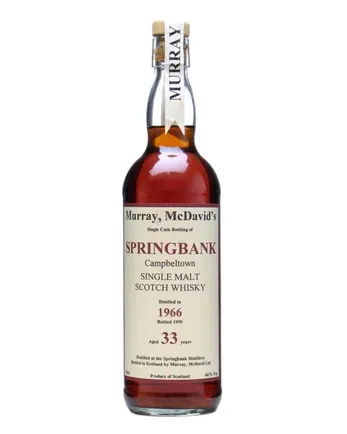 Springbank 1966 33 år gammal Murray McDavid