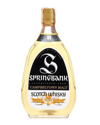 Springbank 8 år gammal Oval Bottle Bottled 1970s