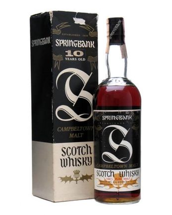 Springbank 10 år gammal Sherry Cask Bottled 1970s