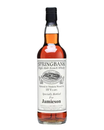 Springbank 10 år gammal Madeira Wood Jamieson