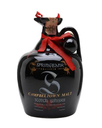 Springbank Black Ceramic 12 år gammal Bottled 1980s