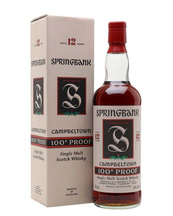 Springbank 12 år gammal 100 Proof Bottled 1990s 75cl