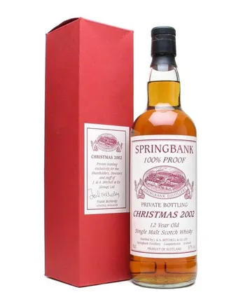 Springbank 12 år gammal Christmas 2002