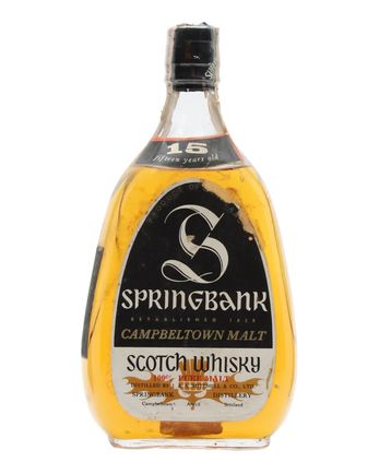 Springbank 15 år gammal Bottled 1970s