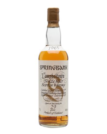 Springbank 1965 29 år gammal Bottled 1990s