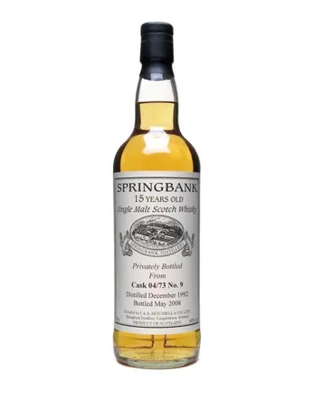 Springbank 1992 15 år gammal 04 73 No.9