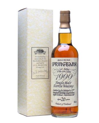 Springbank 20 år gammal Last Bottling