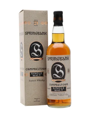 Springbank 21 år gammal Bottled 1990s