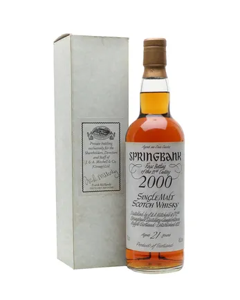 Springbank 21 år gammal First Bottling of 21st Century