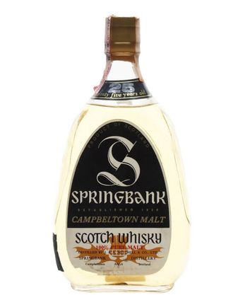 Springbank 25 år gammal Pear Shape Bottle
