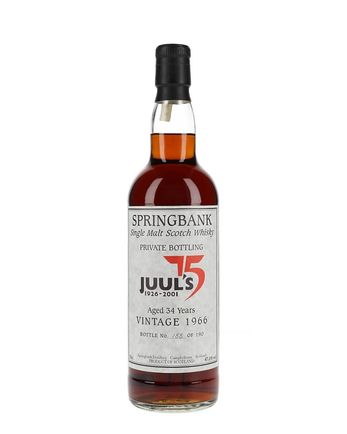 Springbank Juul's 75 34 år gammal