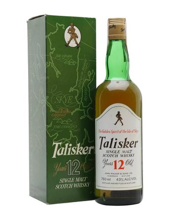 Talisker 12 år gammal Bottled 1980s Johnnie Walker