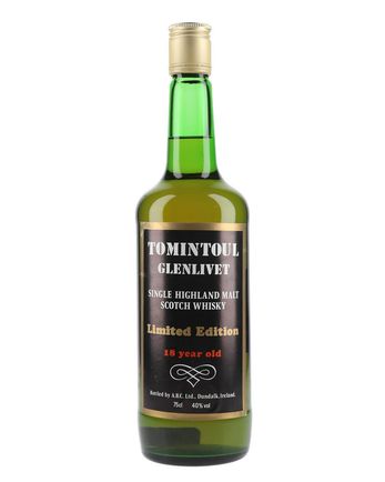 Tomintoul Glenlivet 18 år gammal Independent Bottling