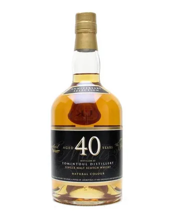 Tomintoul 40 år gammal Speciality Drinks  Anniversary Selection