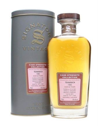 Teaninich 1983 22 år gammal Cask # 8072 Signatory Cask Strength Collection