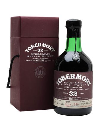 Tobermory 1972 32 år gammal Oloroso Sherry Finish Bottled 2005