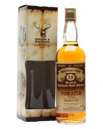 Tomatin 1970 15 år gammal Connoisseurs Choice Gordon & Macphail