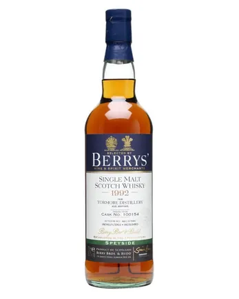Tormore 1992 20 år gammal Cask #100154 Berry Bros Berry Bros & Rudd