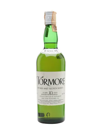 Tormore 10 år gammal Bottled 1980s Green Bottle