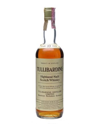 Tullibardine 10 år gammal Bottled 1980s 75cl