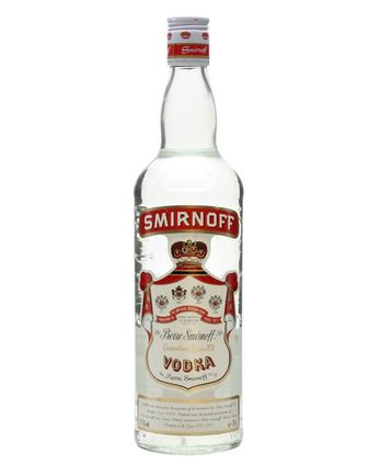 Smirnoff Red Label Vodka Bottled 1980s