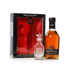 Highland Park 12 Year Old, Nineties Crystal Decanter Set with Presentation Box