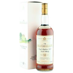 Macallan 12 Year Old, Duty Free Litre Bottling with Box